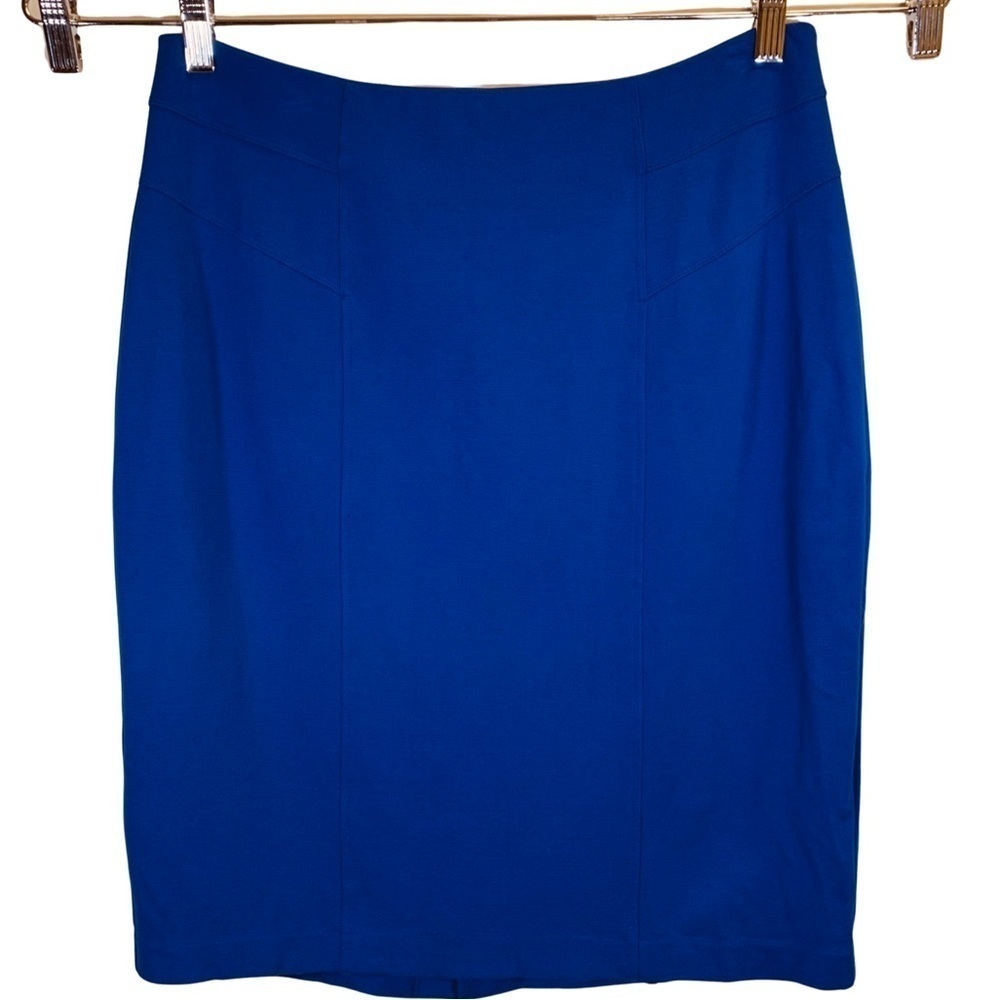 Chico's Blue Pencil Skirt, Small